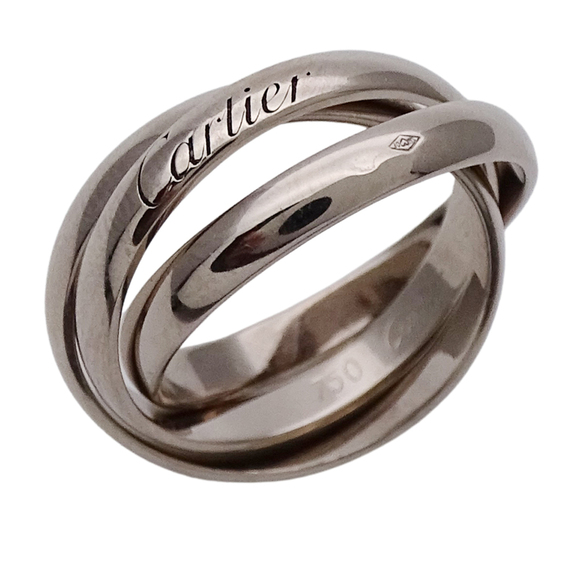 Cartier Jewelry - CARTIER Silver Trinity Ring #50
